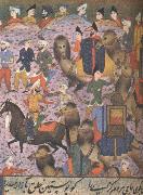 det var med en kamelkaravan som den ovan ur en medeltida persisk bok som anthony fenkinson 1558 forsokte att ta sig fram till det legendomspunna catha, william r clark